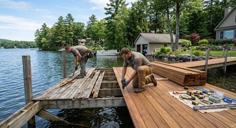 Dock Wood Replacement in Alpharetta, GA