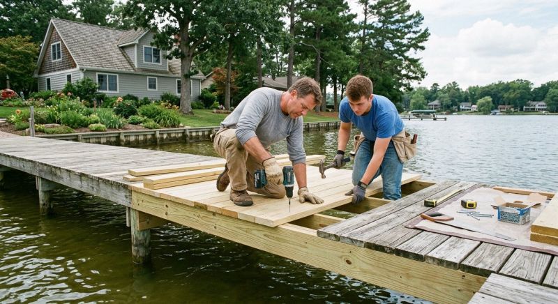 Dock Wood Replacement in Roswell, GA