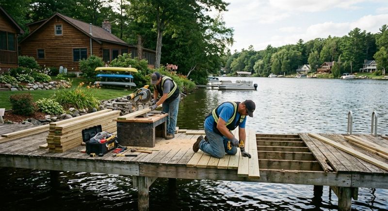 Dock Wood Replacement in Roswell, GA