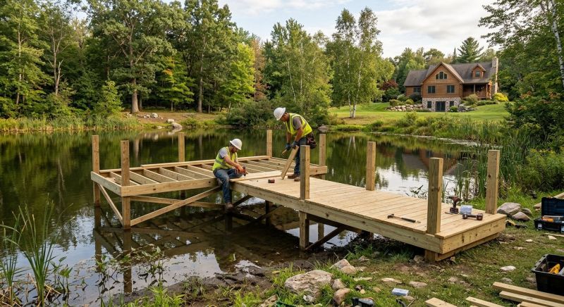 Wood Dock Installation in Denver County, CO