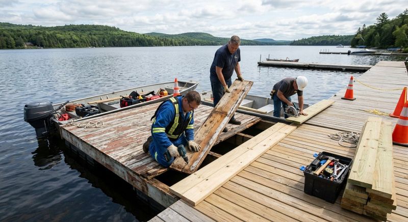 Wood Dock Repair in Littleton, CO