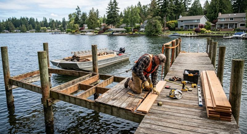 Wood Dock Repair in Kansas City, MO